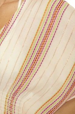 Becca RADIANCE WOVEN TUNIC |WHITE/MUL Best