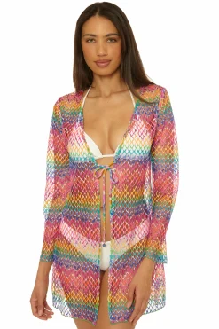 Becca RIO FISHNET ROBE |MULTI Discount