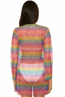 Becca RIO FISHNET ROBE |MULTI Discount