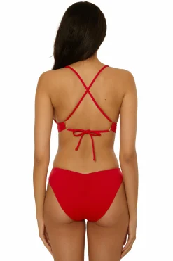 Becca RIVIERA HALTER TOP |APPLE Hot