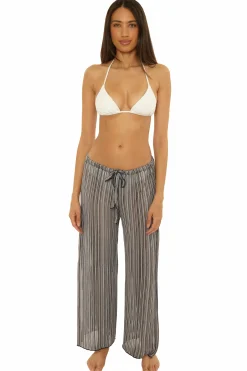 Becca SEASIDE SLIT PANT |MOCHA/TAN|APPLE/TAN|BLACK|LAPIS MULTI Outlet