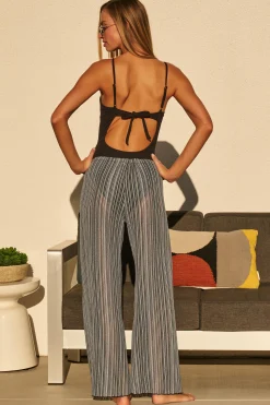 Becca SEASIDE SLIT PANT |MOCHA/TAN|APPLE/TAN|BLACK|LAPIS MULTI Outlet