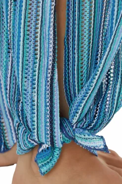 Becca SEASIDE SLIT PANT |OCEAN|CORAL REEF
