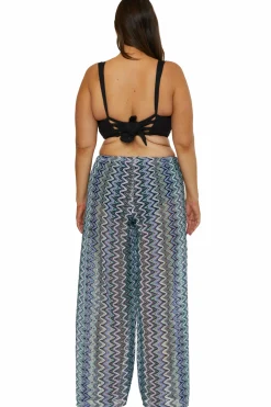 Becca SUNDOWN ZIG ZAG PANT |AQUA SEA MULTI Online