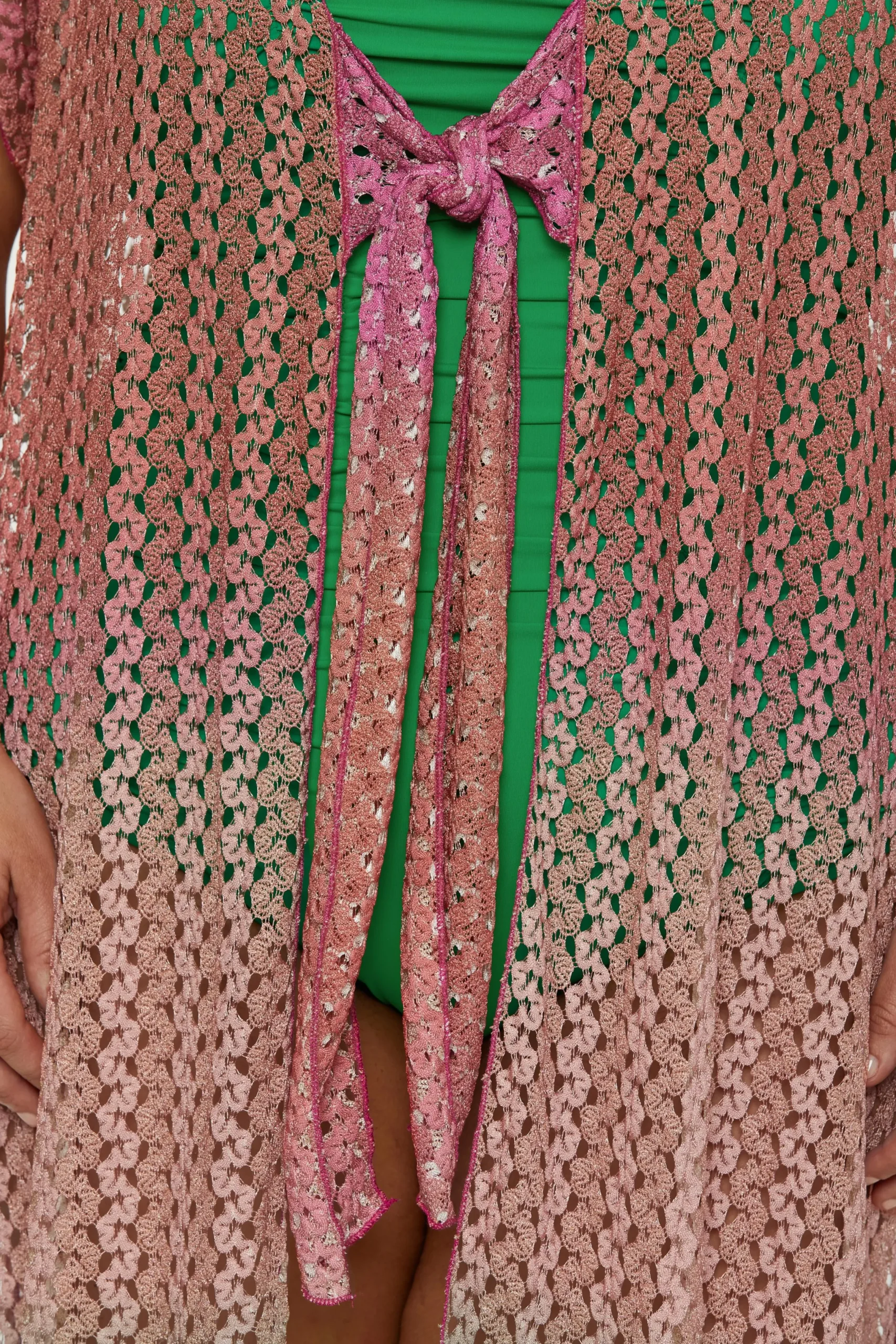 Becca SUNSET OMBRE TUNIC |AZALEA/EMERALD Discount