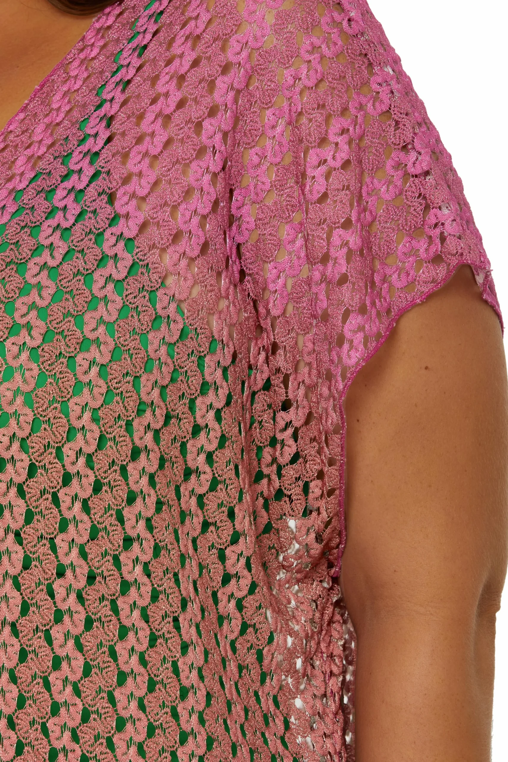 Becca SUNSET OMBRE TUNIC |AZALEA/EMERALD Discount