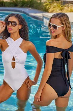 Becca THE BUTTERFLY 1-PIECE |WHITE|BLACK