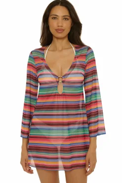 Becca VALLARTA MESH TUNIC |MULTI