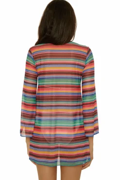 Becca VALLARTA MESH TUNIC |MULTI