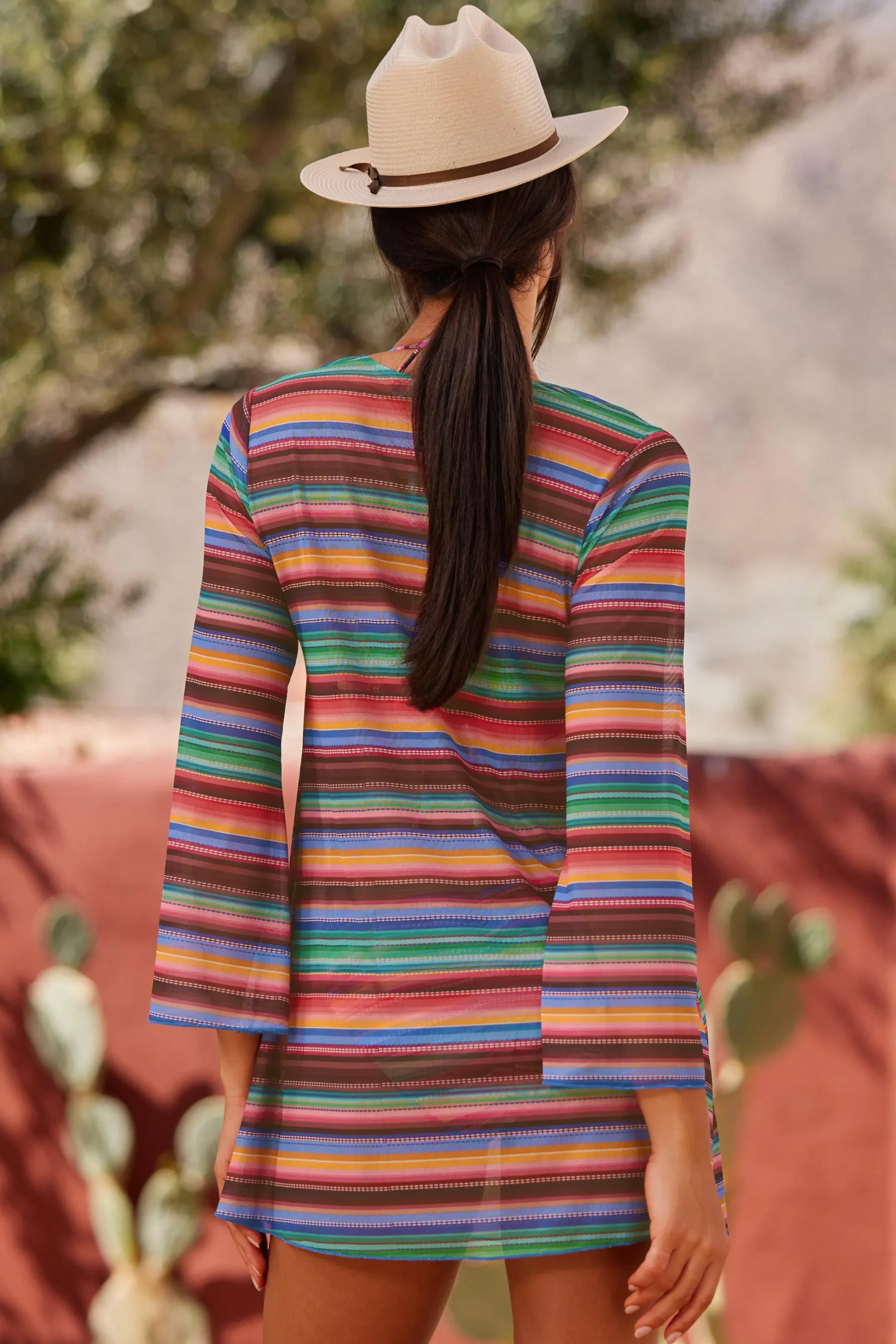 Becca VALLARTA MESH TUNIC |MULTI