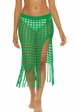 Becca VENICA CROCHET SKIRT |EMERALD|WHITE|AQUA SEA Best