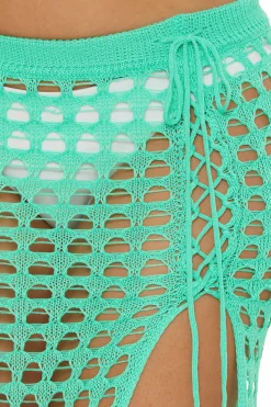 Becca VENICA CROCHET SKIRT |EMERALD|WHITE|AQUA SEA Best