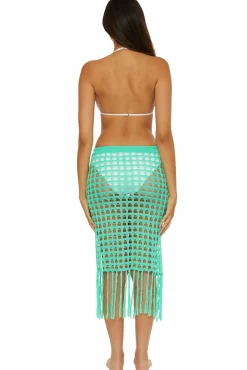 Becca VENICA CROCHET SKIRT |EMERALD|WHITE|AQUA SEA Best
