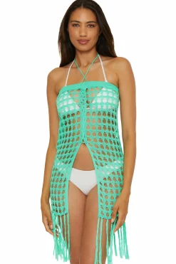 Becca VENICA CROCHET SKIRT |EMERALD|WHITE|AQUA SEA Best