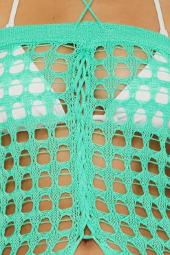Becca VENICA CROCHET SKIRT |EMERALD|WHITE|AQUA SEA Best