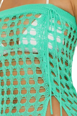 Becca VENICA CROCHET SKIRT |EMERALD|WHITE|AQUA SEA Best